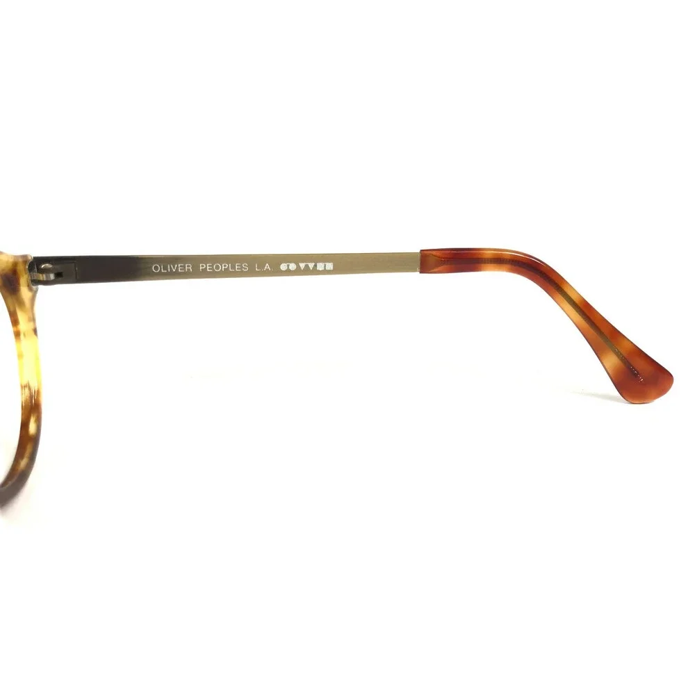 Vintage Oliver Peoples Eyeglasses Frames OP-60 404 AG Antique Gold 49-22-140